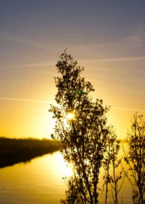 Wenskaart foto van zonsondergang