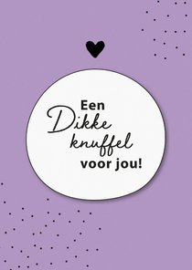 Wenskaart - Knuffel voor jou