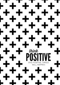 Wenskaart Think positive