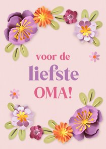 Wenskaart voor de liefste oma