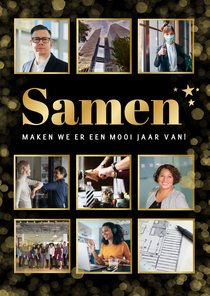 Zakelijke kerstkaart voor medewerkers - Samen 2025