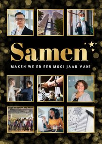 Zakelijke kerstkaart voor medewerkers - Samen 2026