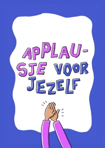 Zomaar applausje voor jezelf kaart