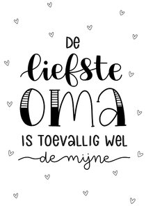 Zomaarkaart - De liefste oma is toevallig wel de mijne