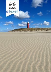 Zomaarkaart strand en vuurtoren