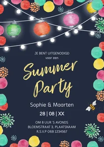 Zomerfeest Tuinfeest Zomer Lampionnen