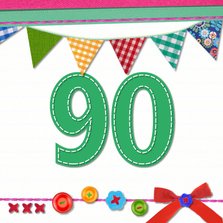 90 jaar verjaardag -BF