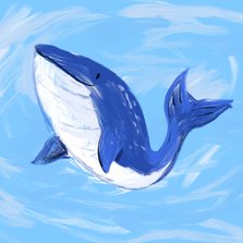 Dierenkaart walvis