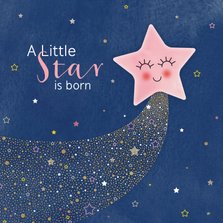 Felicitatie geboorte dochter A star is born