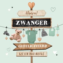 Felicitatie Zwangerschap! Gefeliciteerd Zwanger | Kaartje2go