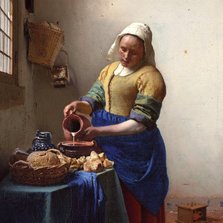 Johannes Vermeer. Het melkmeisje