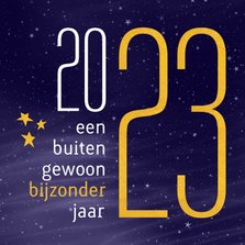 Kerstkaart 2023 wordt een buitengewoon bijzonder jaar