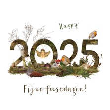 Kerstkaart 2025 winters bos