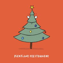 Kerstkaart een piekfijne kerst!