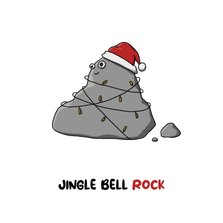 Kerstkaart jingle bell rock kaart