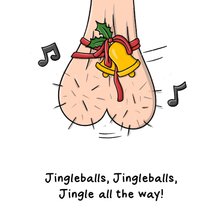 Kerstkaart jingleballs kaart