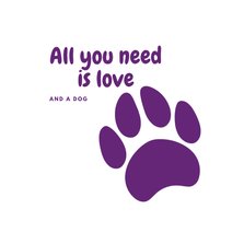 KNGF Geleidehond liefdeskaart all you need is love