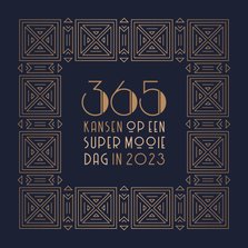 Nieuwjaar 365 kansen op een supermooie dag 