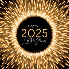 Nieuwjaarskaart 2025 Let it Shine