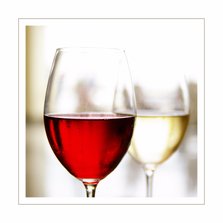 Opening uitnodiging rode en witte wijn