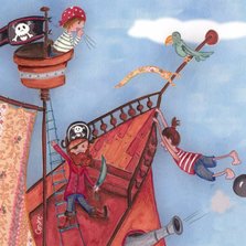 Piratenfeestje Kinderkaart