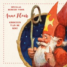 Sinterklaaskaart Speciaal bericht van de Kabouter Sint