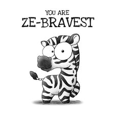 Sterkte kaart zebra you are ze-bravest
