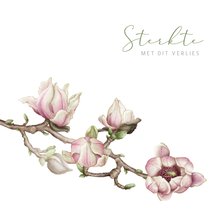 Sterkte medeleven kaart magnolia