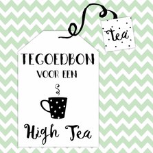 Tegoedbon High Tea theezakje