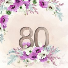 Uitnodiging  80 jaar anemonen