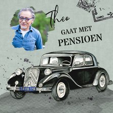 Uitnodiging pensioen oldtimer