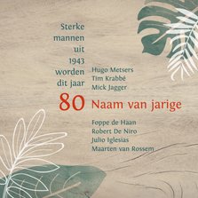 Verjaardag Sterke mannen uit 1943