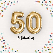Verjaardagskaart Fabulous-50