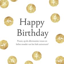 Verjaardagskaart persoonlijk confetti happy birthday