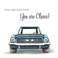 Verjaardagskaarten Classic Mustang