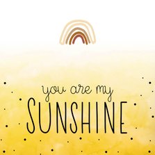 You are my sunshine , regenboog 