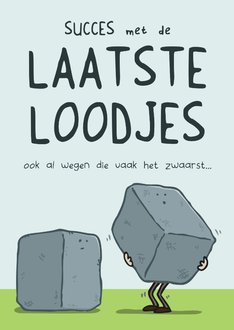 succes-met-de-laatste-loodjes-wenskaart-kaartje2go