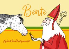 Sinterklaas - Sint en zijn paardje Ozosnel