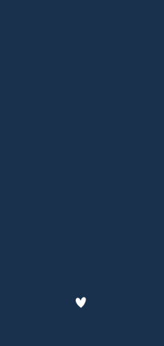 Moderne minimalistische donkerblauwe langwerpige menu kaart Achterkant