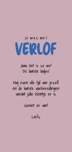Felicitatiekaart verlof kleurrijk met vogeltjes 3