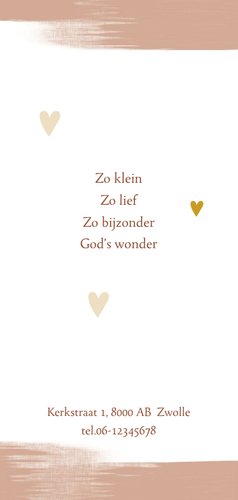 Geboortekaartje dubbel meisje regenboog 2