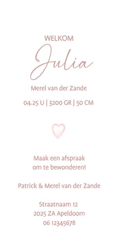 Geboortekaartje mobiel met babyknuffels 3