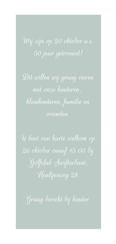 Jubileumkaart met foto's, vakjes en aanpasbare achtergrond 3