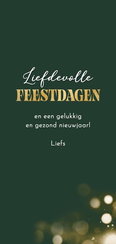 Kerstkaart hartjes fotocollage liefdevolle feestdagen 3