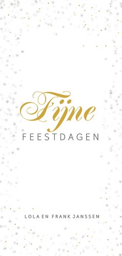 Kerstkaart met een liefdevolle foto Achterkant