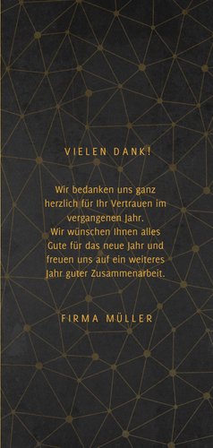 Moderne Neujahrskarte mit großer Jahreszahl 3