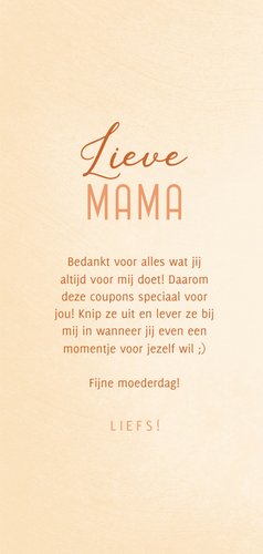 Moederdag kaart uitknipbare mama's coupons 3