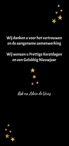 Mooie kerstkaart van schildersbedrijf voor relaties 3
