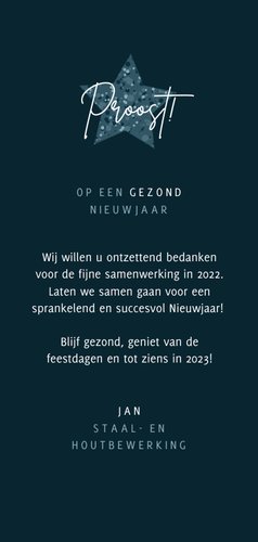 Nieuwjaarkaart zakelijk bubbels grafisch 2023 foto's ster 3