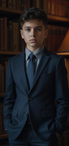 Stijlvolle communie menukaart met grote foto en foliedruk 2